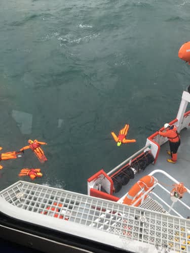 Man Overboard training exercise by Marex Marine & Risk Consultancy